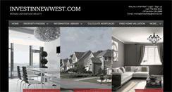 Desktop Screenshot of investinnewwest.com